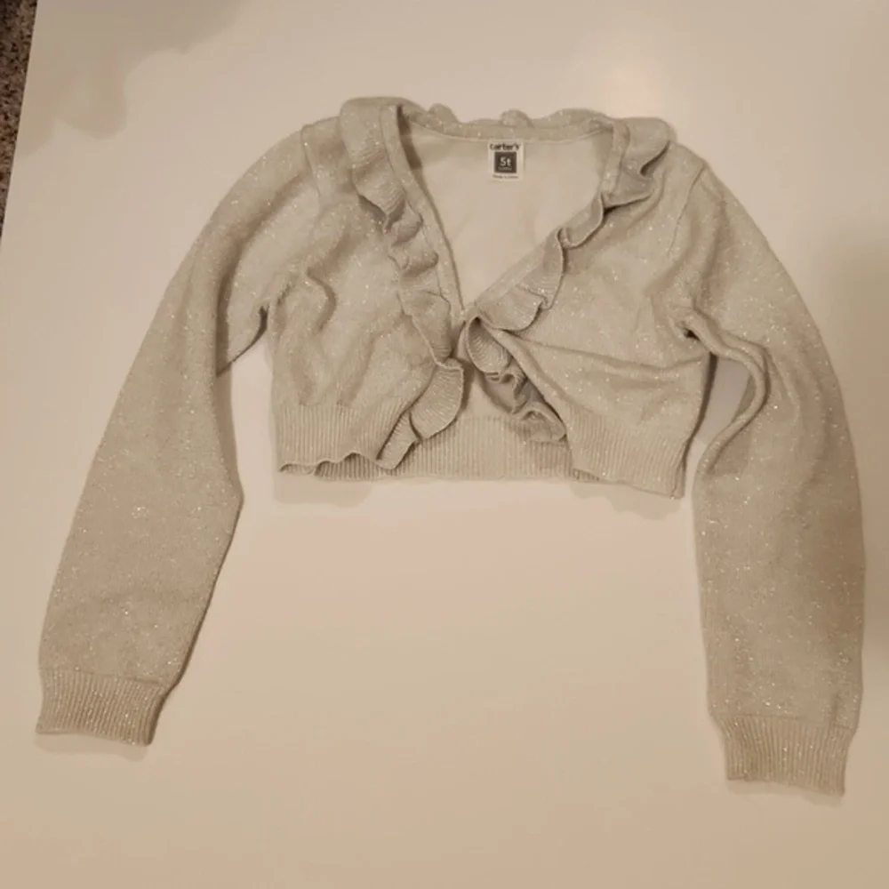 Carters Girls Glittery‎ Cardigan/Sweater